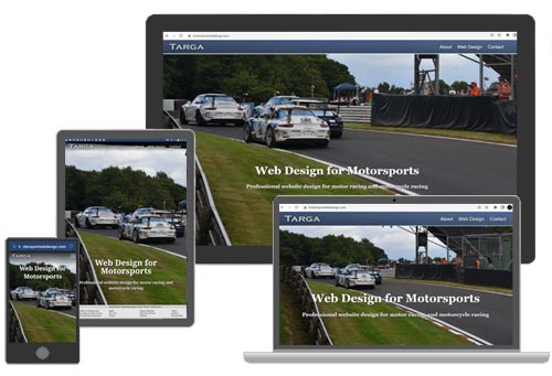 Responsive web design by Targa Web Services