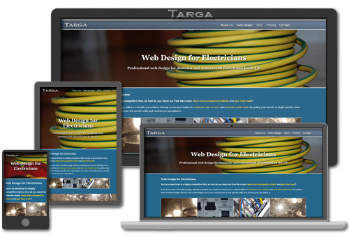 Responsive websites for the trades