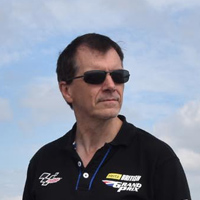 Daron Harvey, motor racing fan and owner of Targa Web Design Services