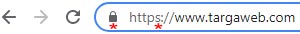 Image showing https and secure website padlock
