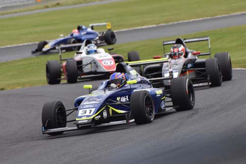 Motorsports website design - British F4