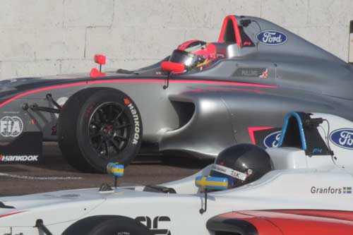 Motorsports website design - Abbi Pulling and Joel Granfors, British F4