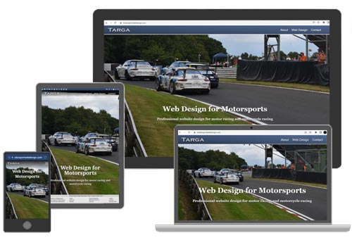 Responsive web design by Targa Web Services