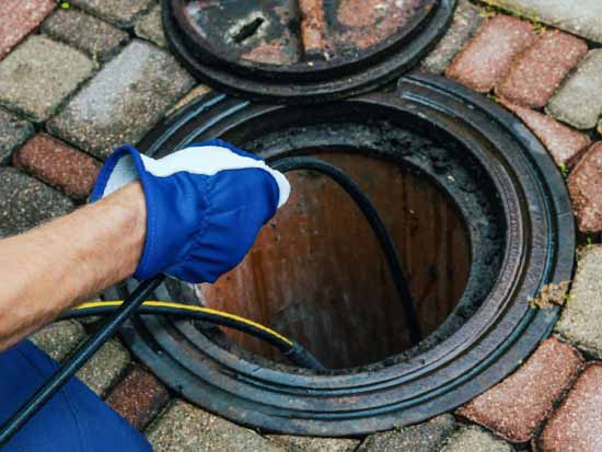Drain flushing services