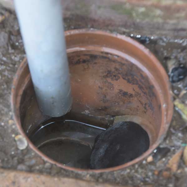 Domestic drain cleaning step 2