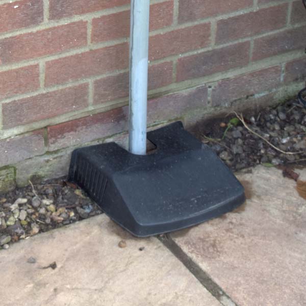 Domestic drain - after cleaning